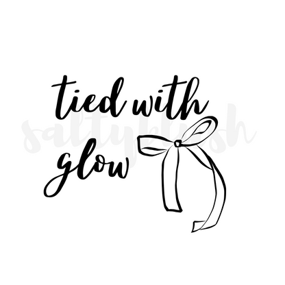tied with glow⎢Kosmetiktasche