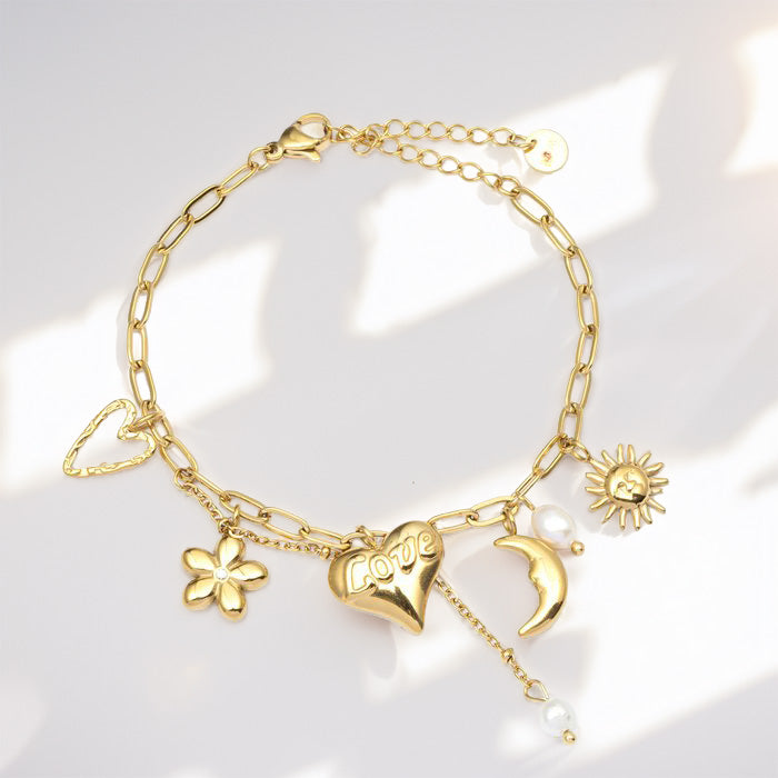 love & light⎢goldenes Armband