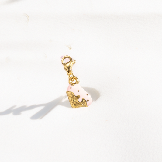 eis rosa⎢goldener charm