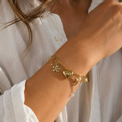 love & light⎢goldenes Armband