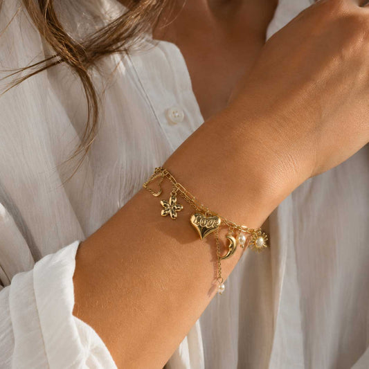 love & light⎢goldenes Armband