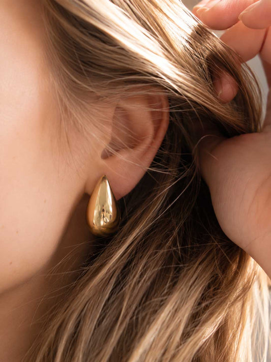 soft glow drop⎢goldene Ohrringe