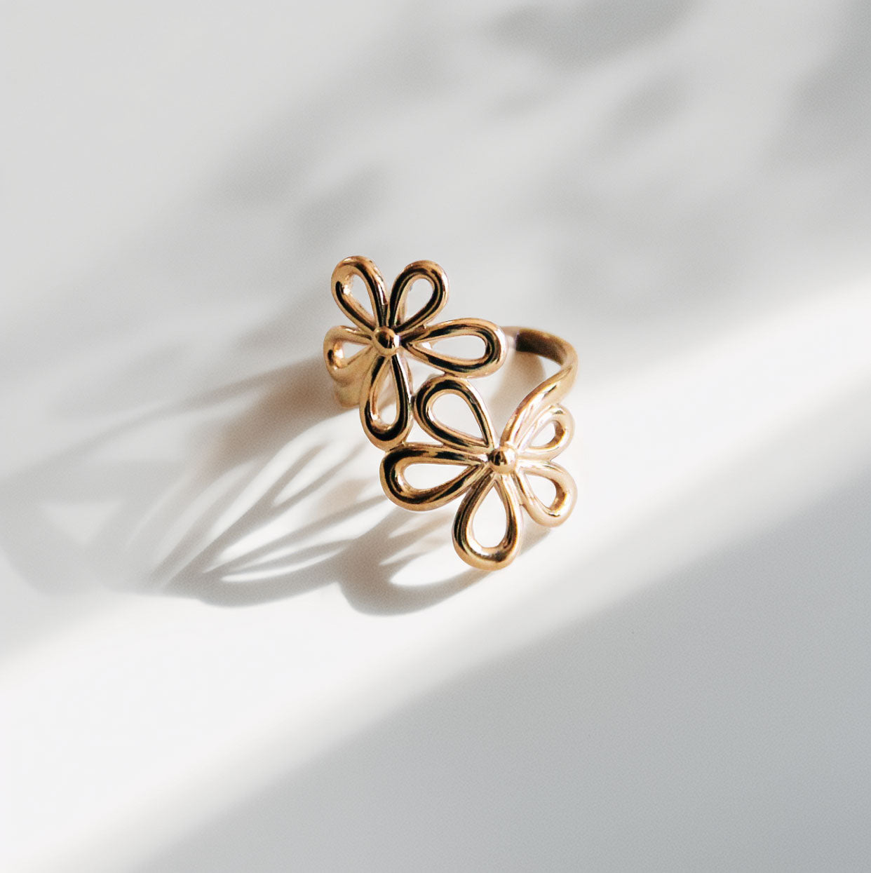 blossom glow⎢goldener Ring