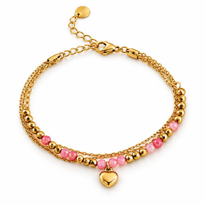 Produktbild blush layers⎢goldenes Armband auf weißem Hintergrund 